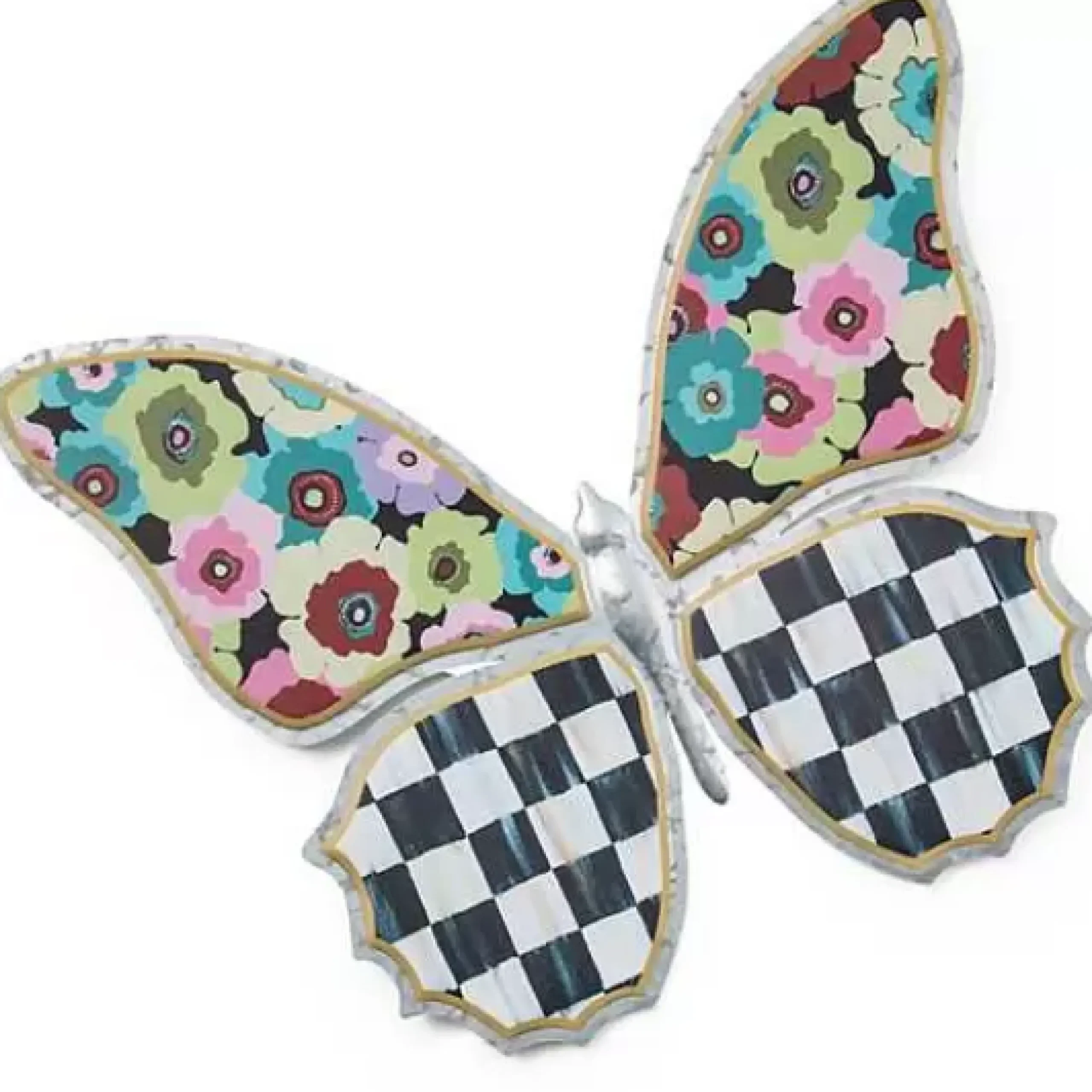 MacKenzie-Childs Always Flowers Large Outdoor Butterfly Wall Decor< Spring|Outdoor