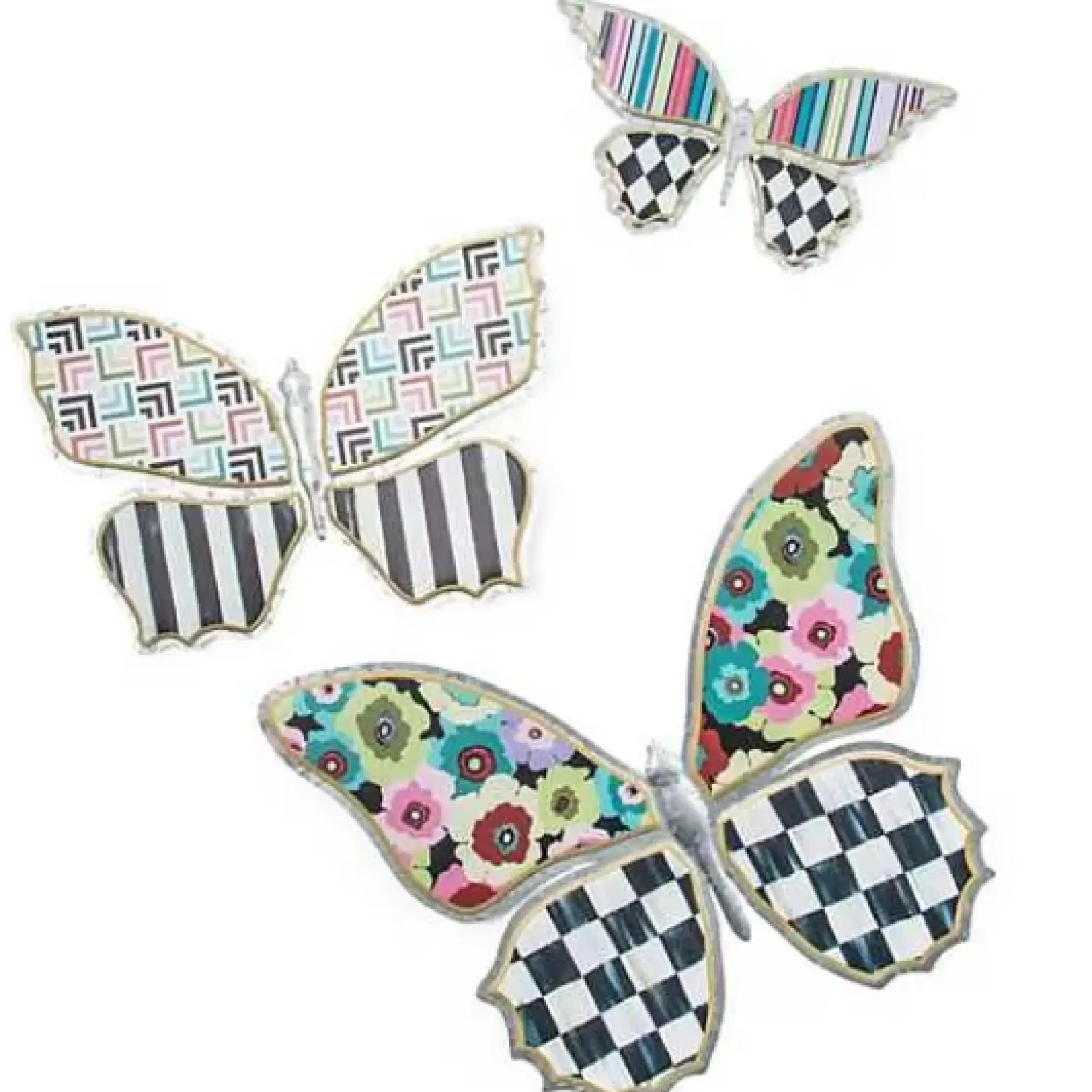 MacKenzie-Childs Always Flowers Large Outdoor Butterfly Wall Decor< Spring|Outdoor