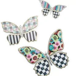 MacKenzie-Childs Always Flowers Medium Outdoor Butterfly Wall Decor< Spring|Outdoor