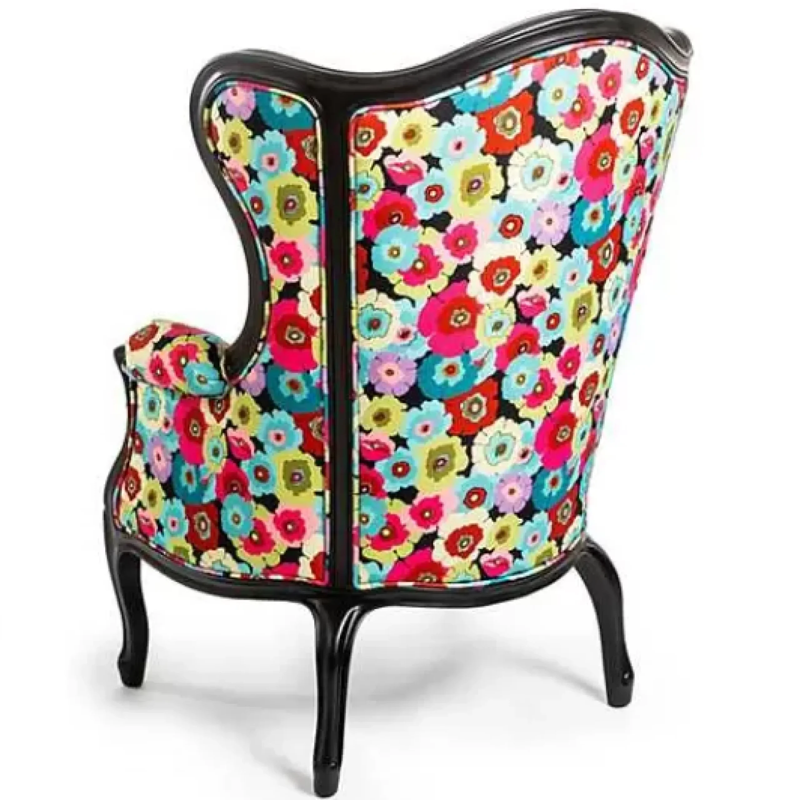 MacKenzie-Childs Always Flowers Outdoor Wing Chair< Outdoor