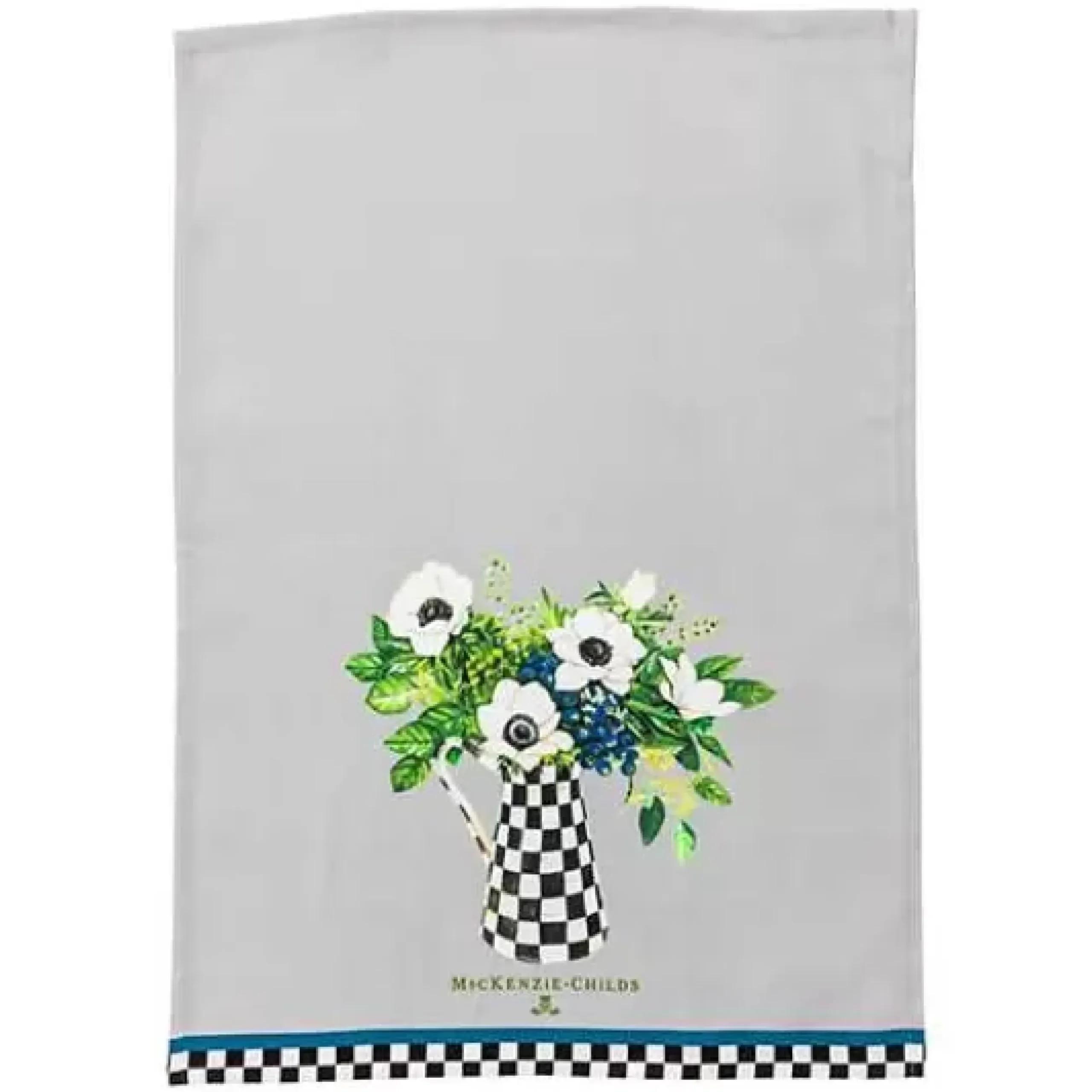 MacKenzie-Childs Anemone Pitcher Dish Towel< Spring|Kitchen & Table Linens