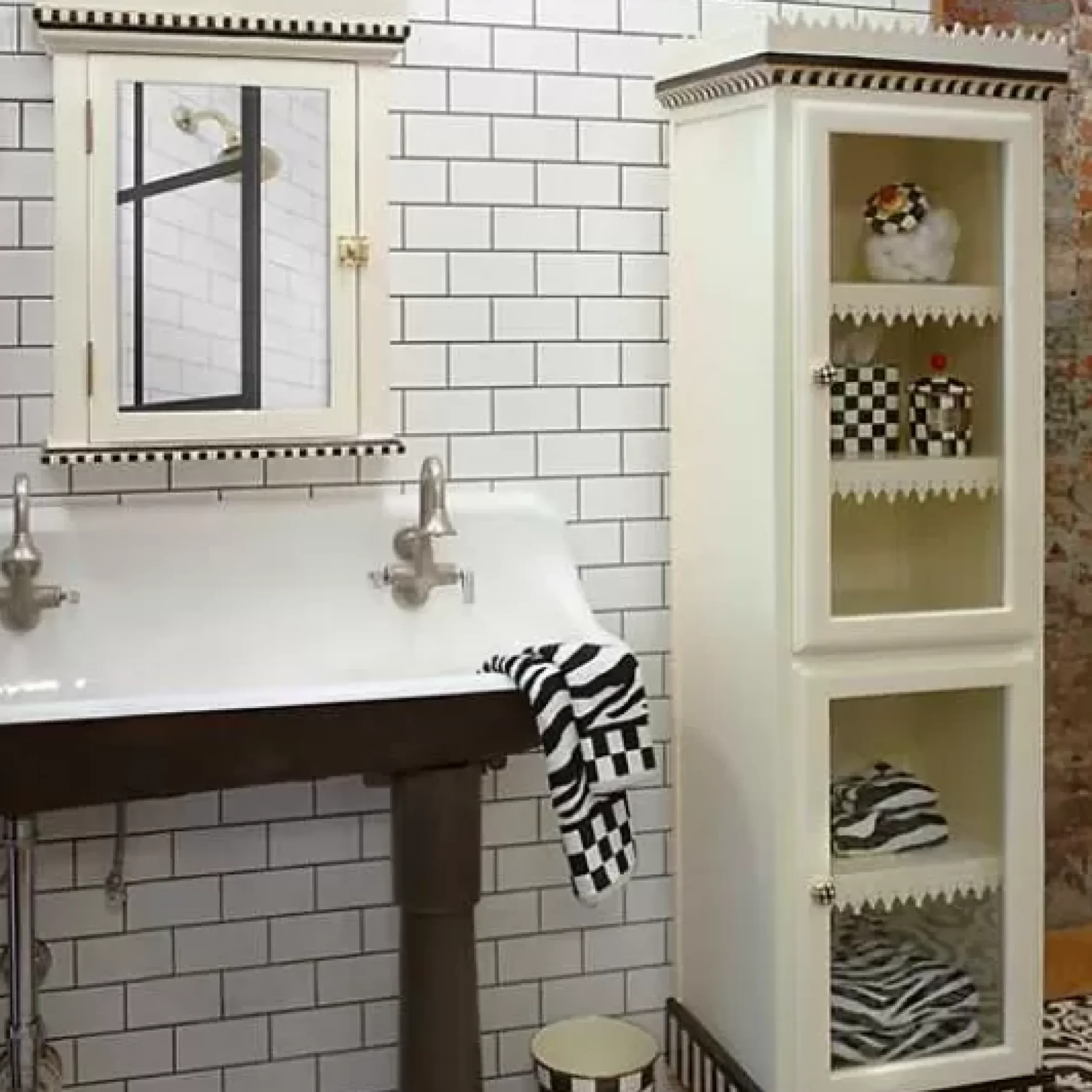 MacKenzie-Childs Apothecary Curiosity Cabinet< Storage Furniture|Living Room