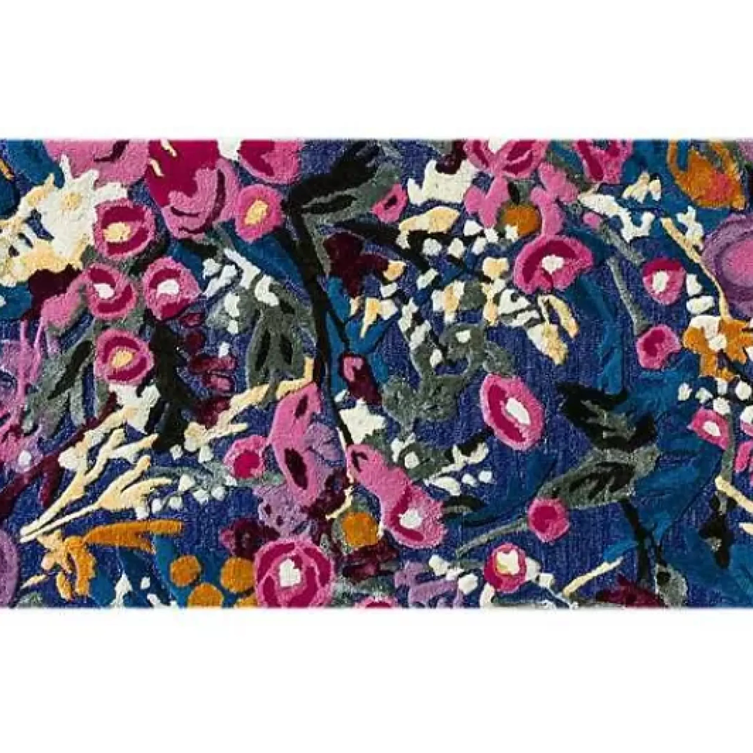 MacKenzie-Childs Aurora Floral Royal 2'3 x 3'9 Rug< Spring|Rugs