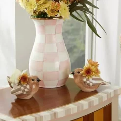 MacKenzie-Childs Autumnology Ceramic Bird Bud Vases, Set of 2< The Fall Shop|Greenery & Florals