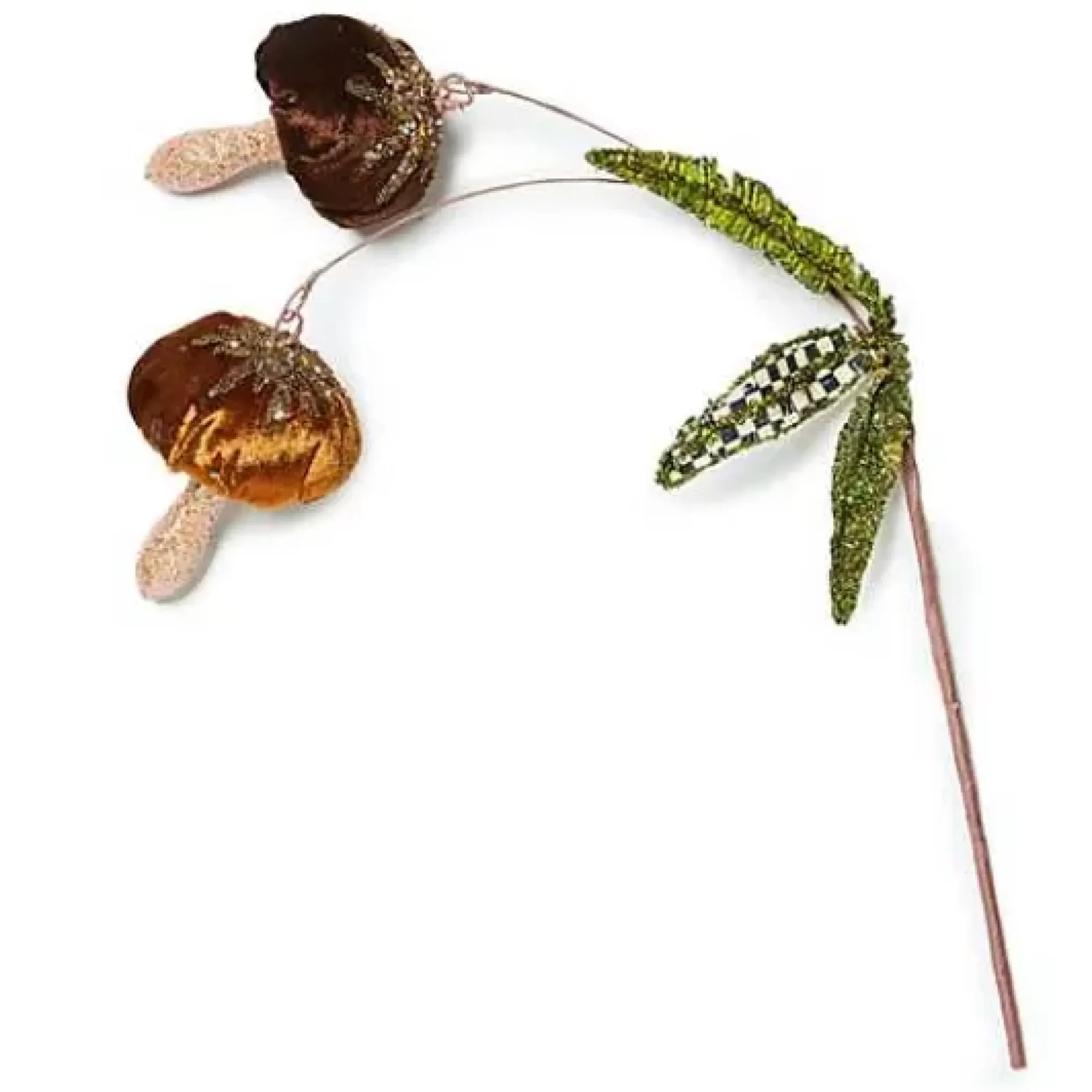 MacKenzie-Childs Autumnology Dangling Mushroom Pick< The Fall Shop|Greenery & Florals