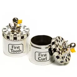 MacKenzie-Childs Baby's First: Tooth Curl Box< Room Accents