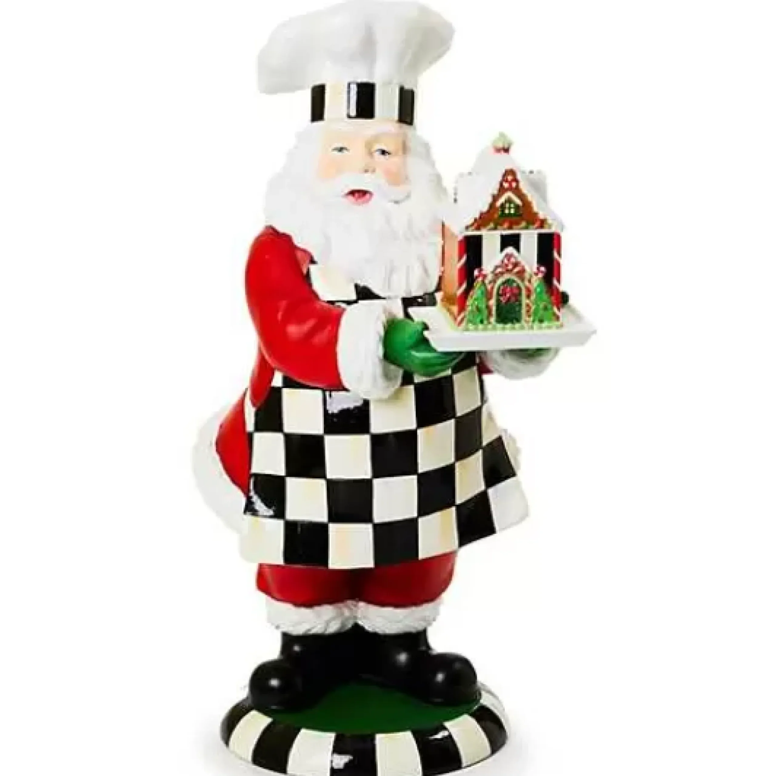 MacKenzie-Childs Bake Shop Santa< Holiday|Room Accents