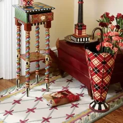 MacKenzie-Childs Barley Twist Table - Tall< Living Room