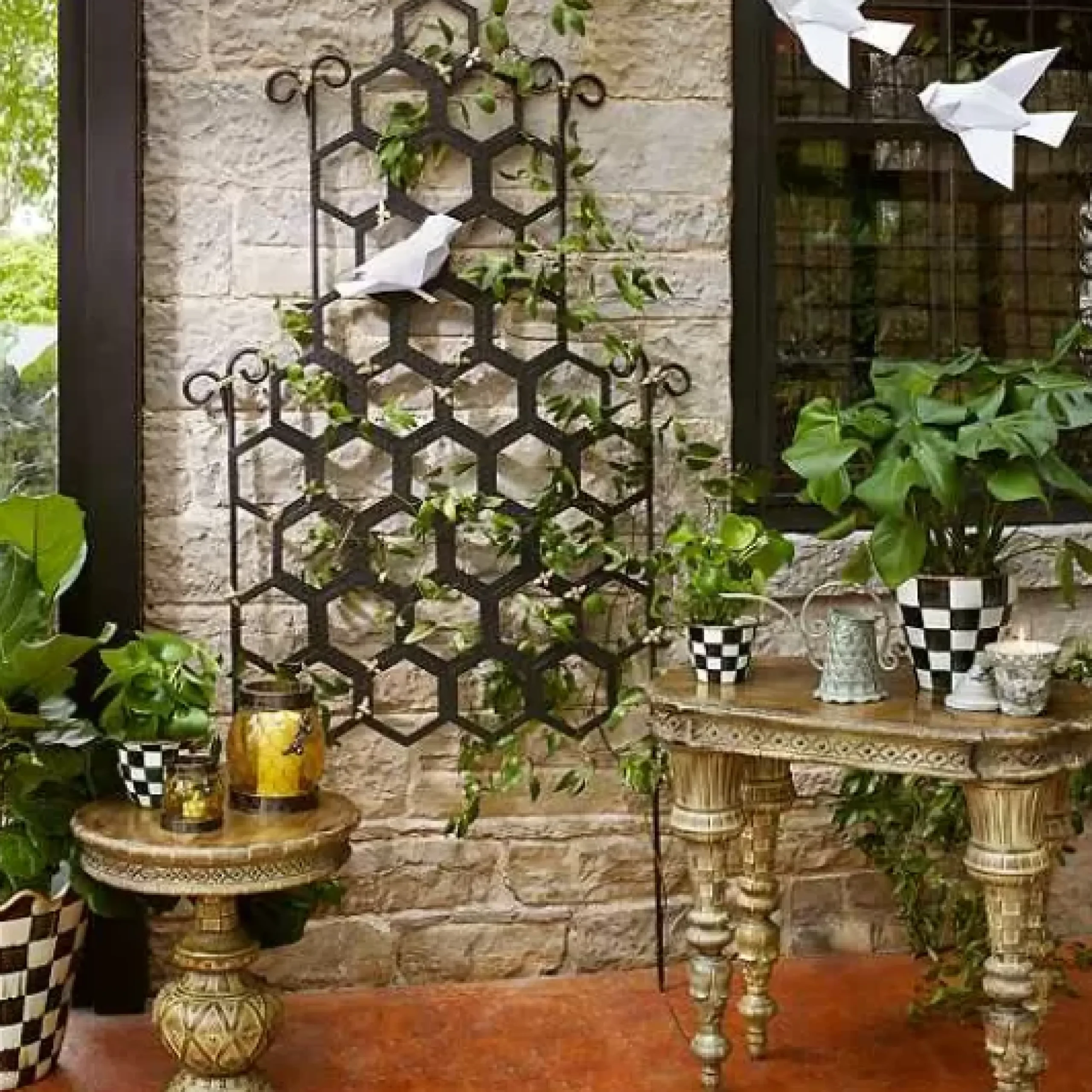 MacKenzie-Childs Bee Watering Can< Spring|Outdoor