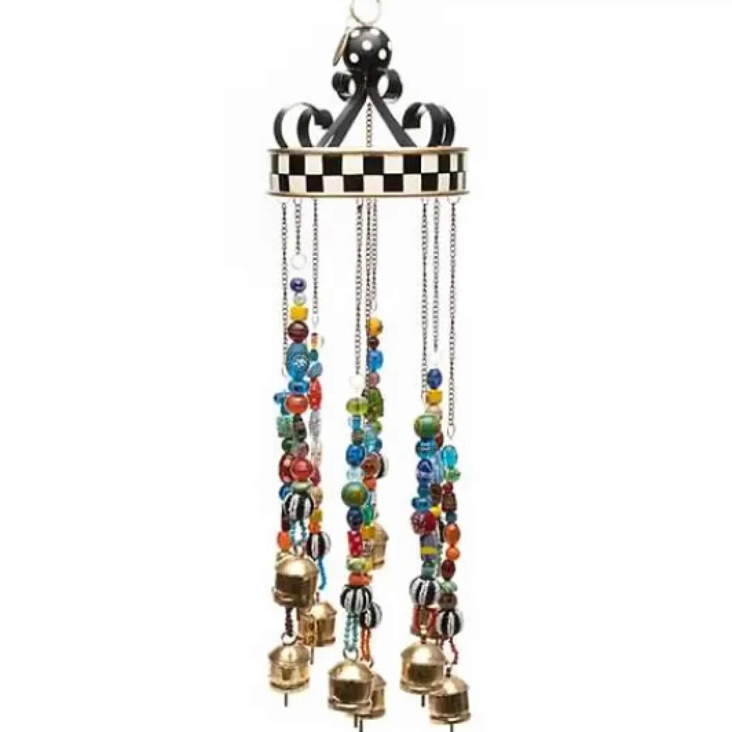 MacKenzie-Childs Bells and Bobbles Wind Chimes< Spring|Outdoor