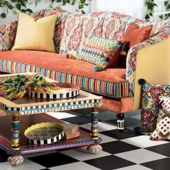 MacKenzie-Childs Boheme Coffee Table< Living Room