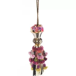 MacKenzie-Childs Botanica Ceramic Tassel< Finishing Touches|Room Accents