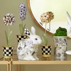 MacKenzie-Childs Botany Potted Primrose Flower< Spring|Greenery & Florals