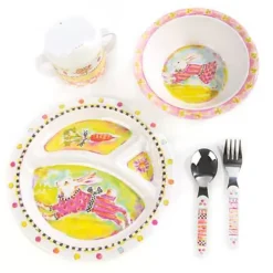 MacKenzie-Childs Bunny Toddler's Dinnerware Set< Easter|Spring