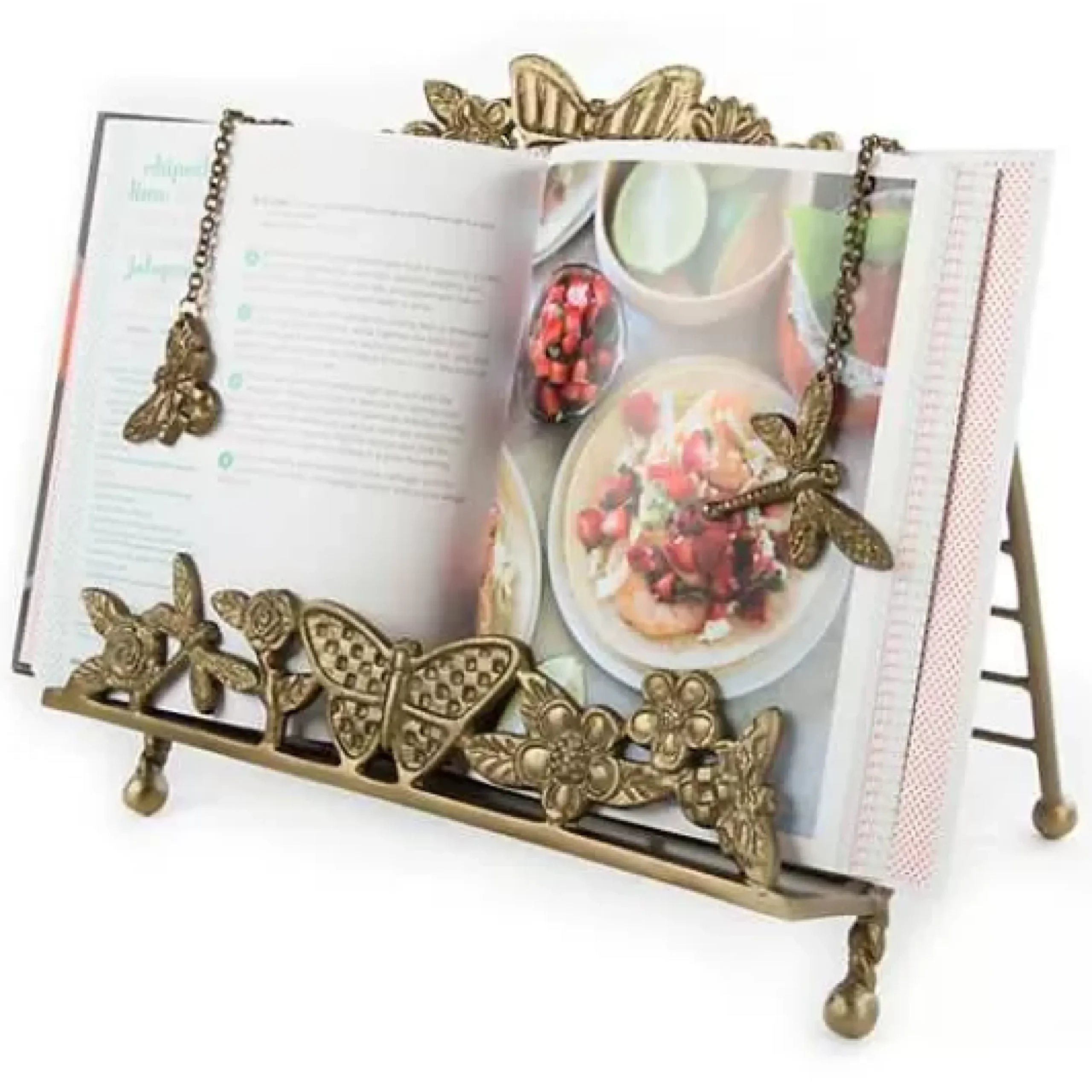 MacKenzie-Childs Butterfly Cookbook Stand< Kitchen Storage & Organization
