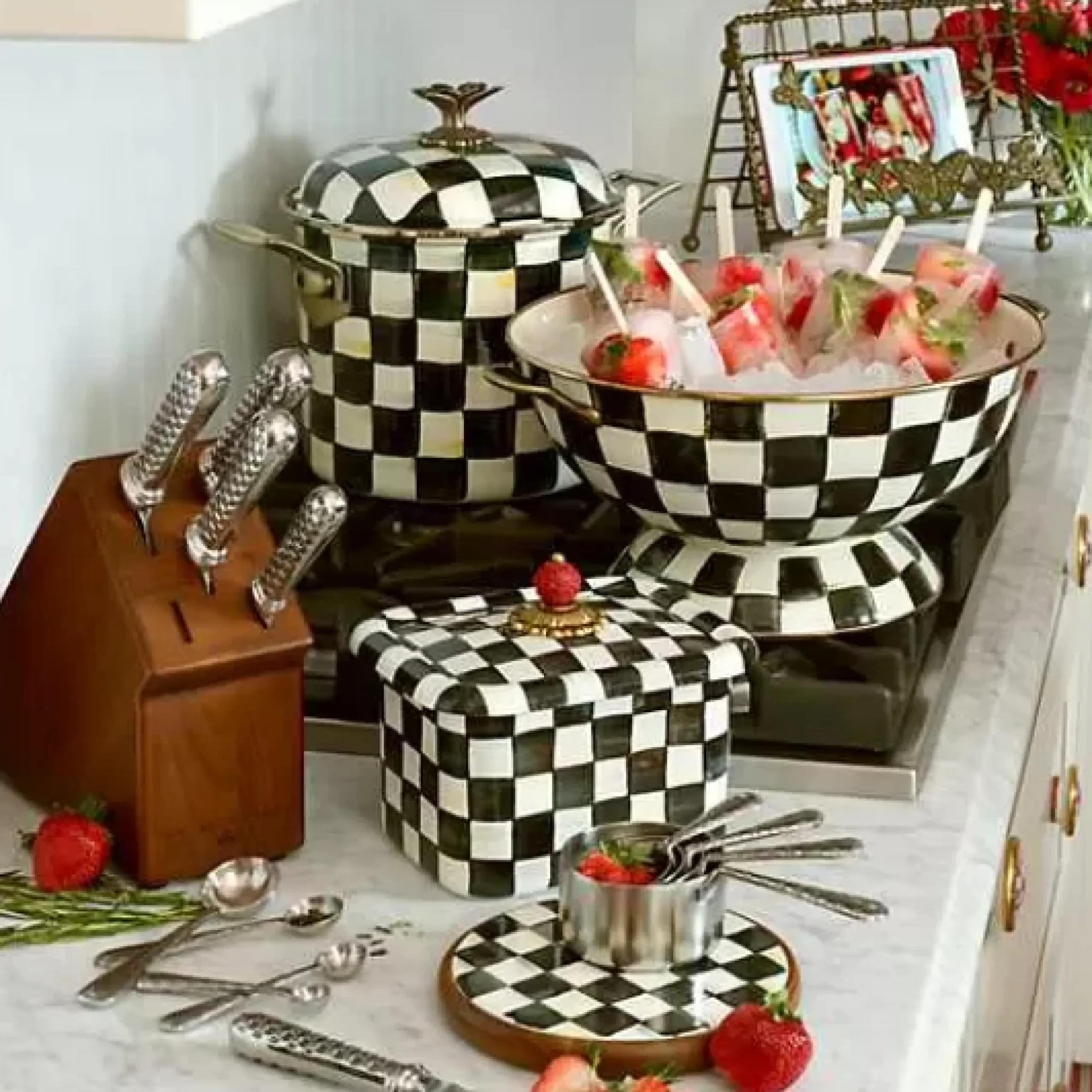 MacKenzie-Childs Butterfly Cookbook Stand< Kitchen Storage & Organization