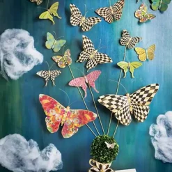 MacKenzie-Childs Butterfly Duo Wall Decor - Pasture< Room Accents