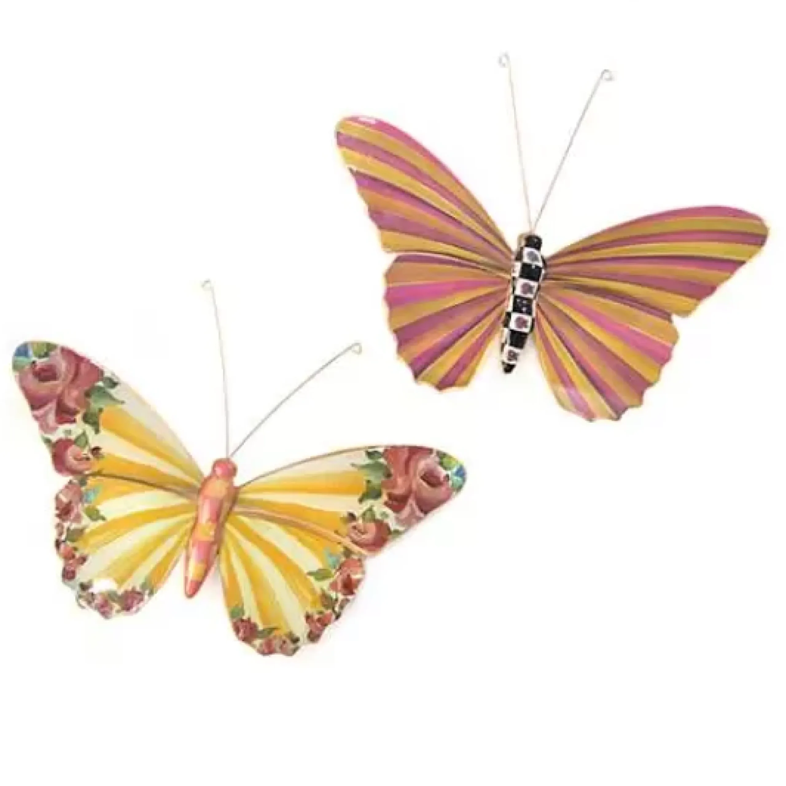 MacKenzie-Childs Butterfly Duo Wall Decor - Garden< Room Accents