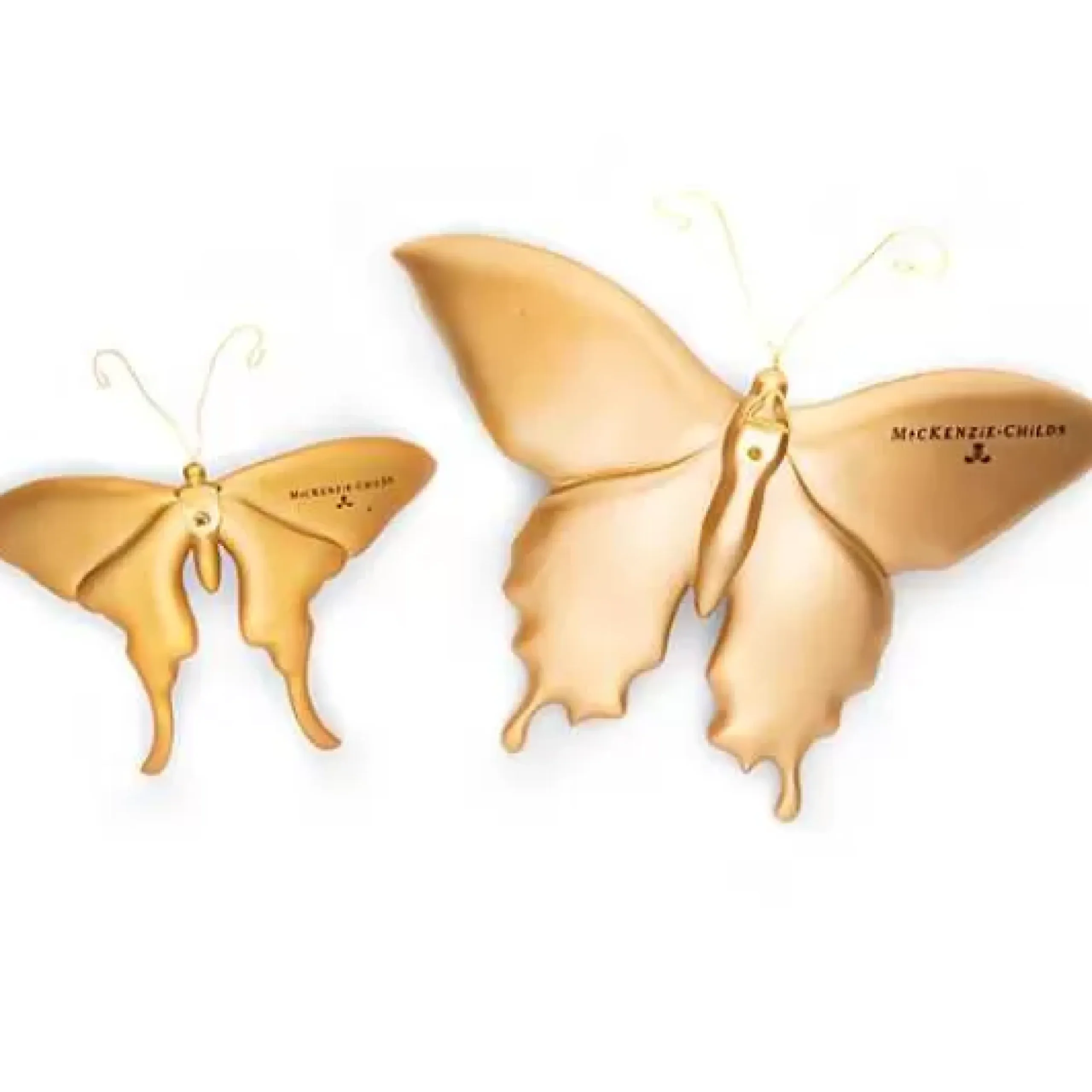 MacKenzie-Childs Butterfly Duo Wall Decor - Blue< Spring|Room Accents