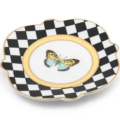 MacKenzie-Childs Butterfly Toile Bread and Butter Plate< Spring|Dinnerware & Flatware