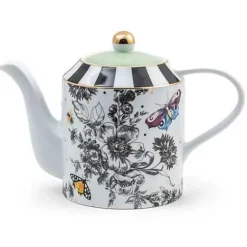 MacKenzie-Childs Butterfly Toile Teapot< Spring|Serveware