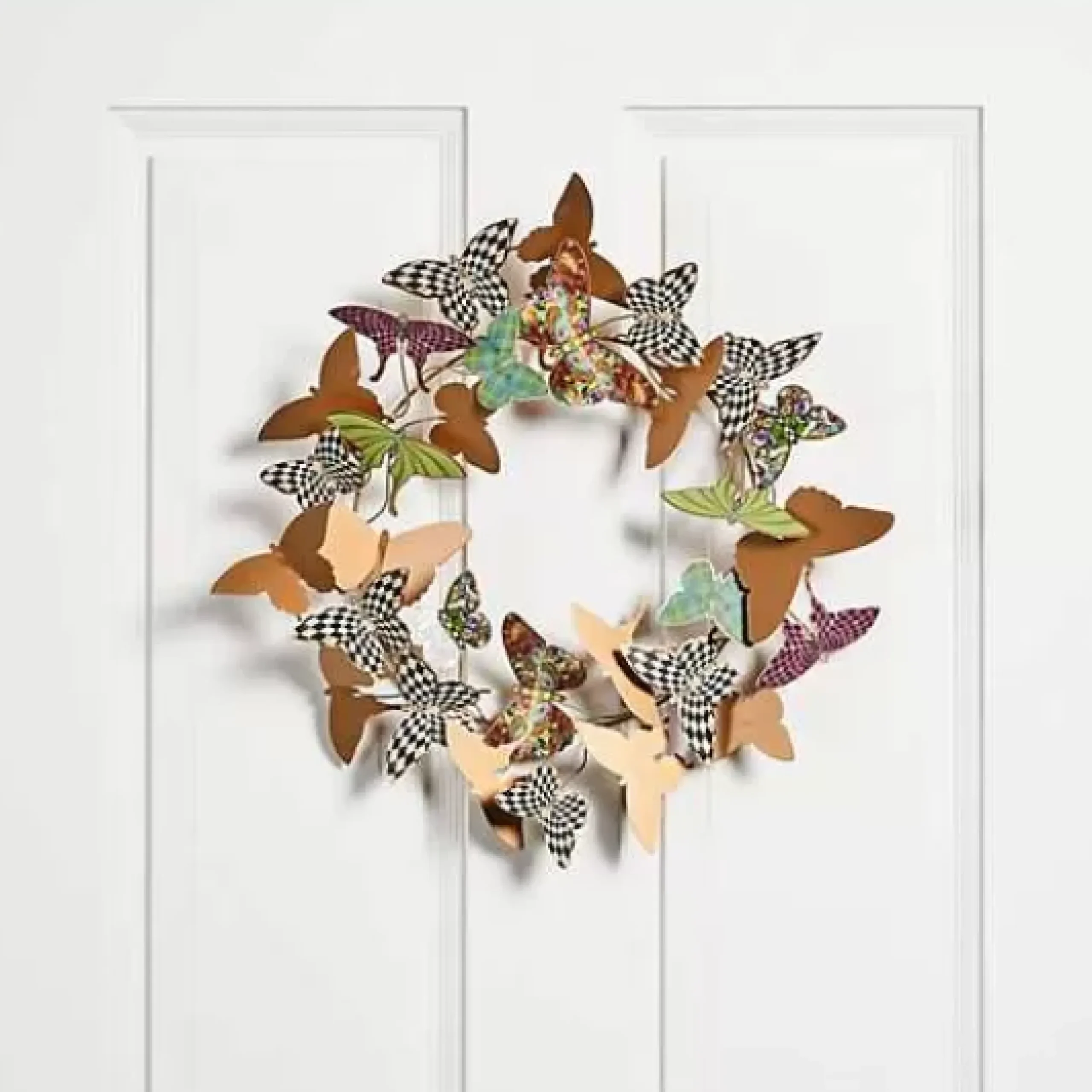 MacKenzie-Childs Butterfly Wreath< Spring|Greenery & Florals