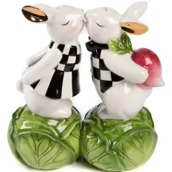 MacKenzie-Childs Cabbage Garden Salt Pepper Set< Spring|Table Accessories