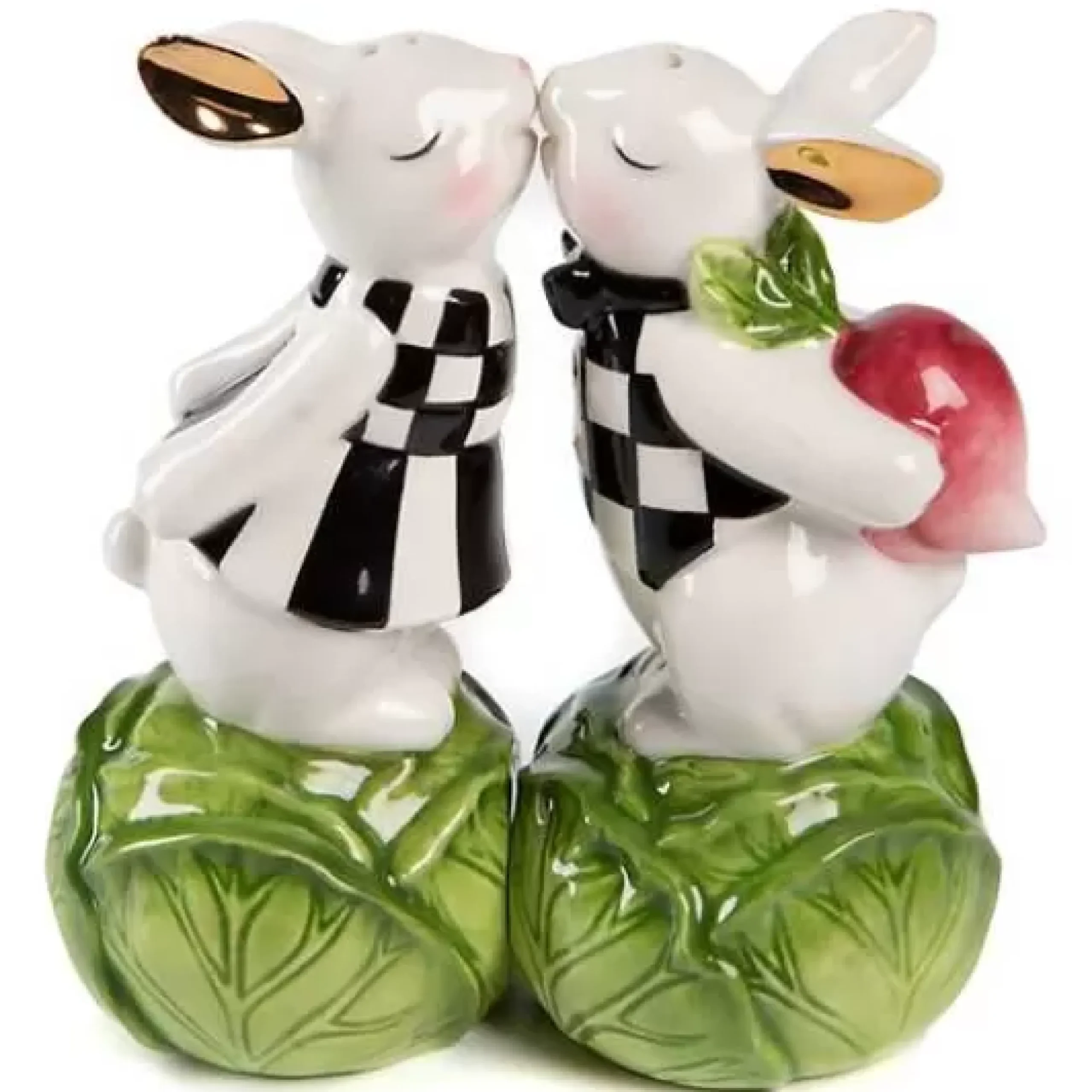 MacKenzie-Childs Cabbage Garden Salt Pepper Set< Spring|Table Accessories