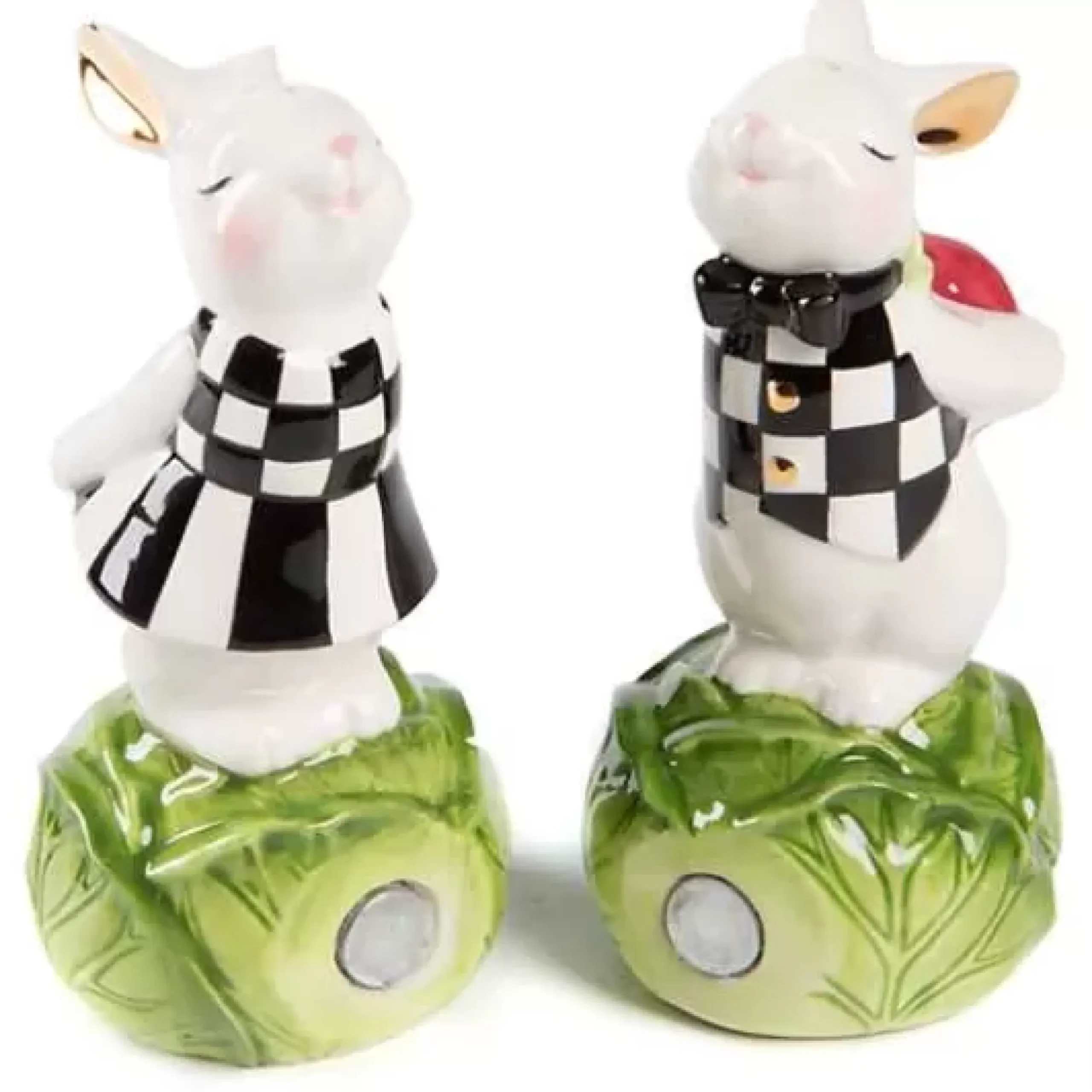 MacKenzie-Childs Cabbage Garden Salt Pepper Set< Spring|Table Accessories