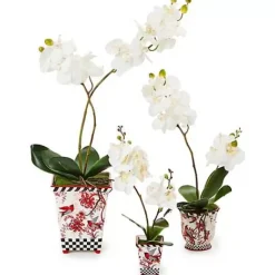 MacKenzie-Childs Cardinal Toile Medium Orchid< Holiday|Greenery & Florals