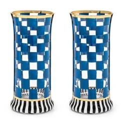MacKenzie-Childs Carnival Royal Highball Glass, Set of 2< Holiday|Drinkware