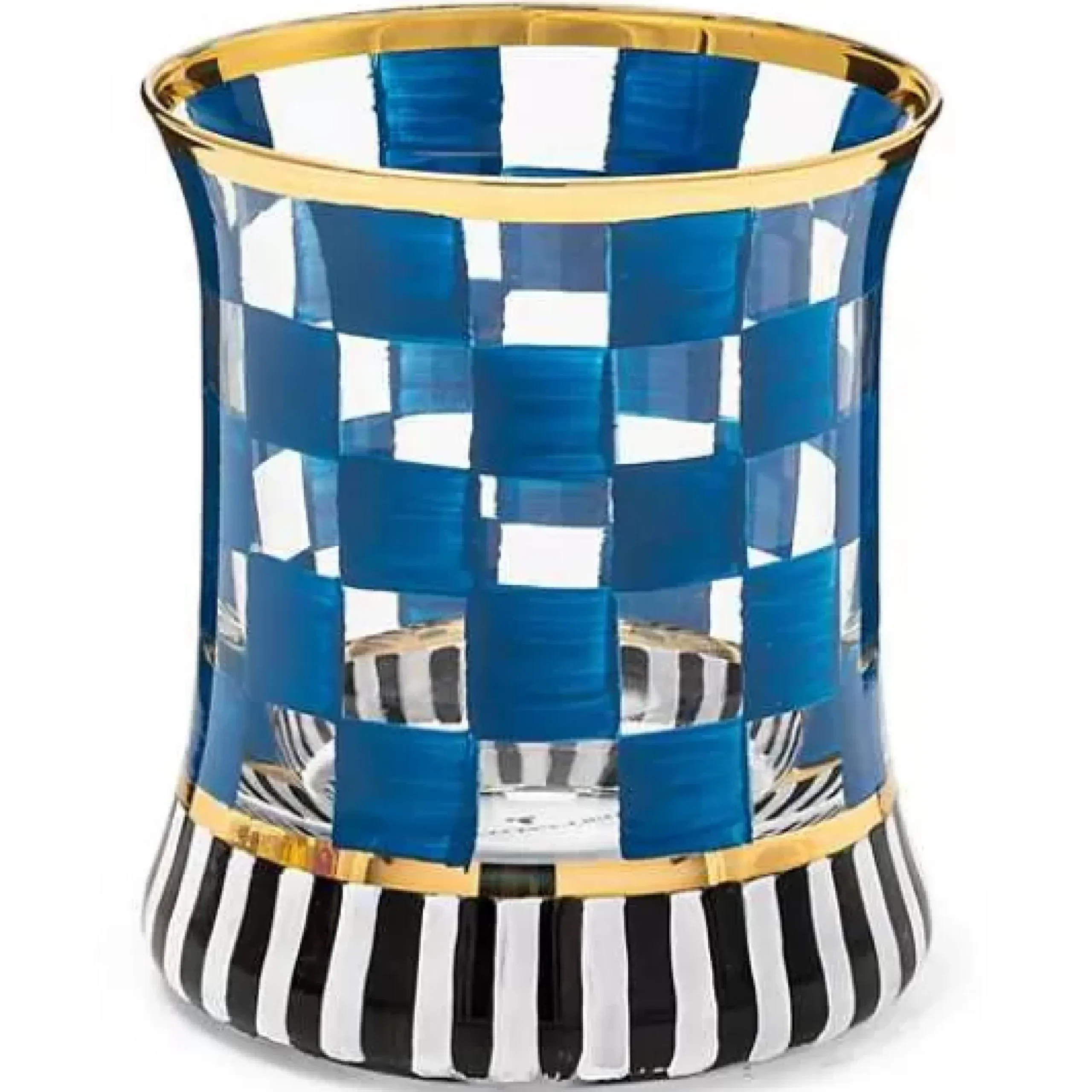 MacKenzie-Childs Carnival Royal Tumbler Glass, Set of 2< Drinkware|Bar Entertaining
