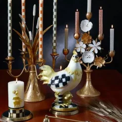 MacKenzie-Childs Check Candle Snuffer< Candles & Fragrances|Table Accessories