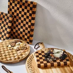 MacKenzie-Childs Check Cheese Board Set< Serveware