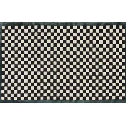MacKenzie-Childs Check It Out Emerald 3' x 5' Rug< Rugs