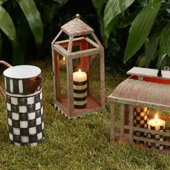 MacKenzie-Childs Check It Out Watering Can< Spring|Outdoor