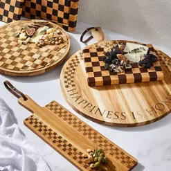MacKenzie-Childs Check Serving Board< Bar Entertaining|Serveware