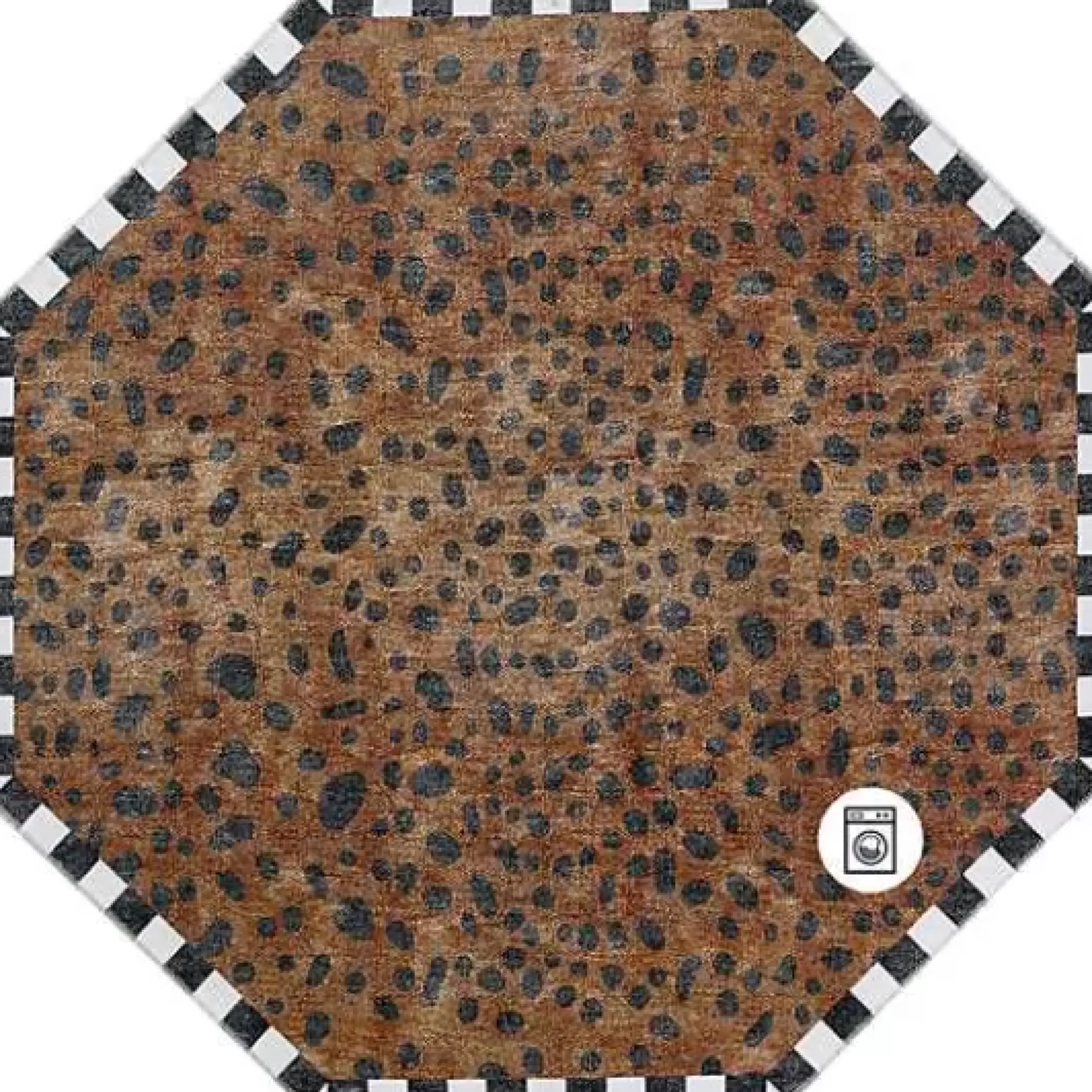 MacKenzie-Childs Cheetah 6' Octagon Washable Rug< Rugs