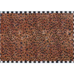 MacKenzie-Childs Cheetah 5' x 7'6 Washable Rug< Rugs