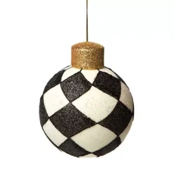 MacKenzie-Childs Classic Courtly Glass Ornaments, Set of 4< Holiday|Decor Sets
