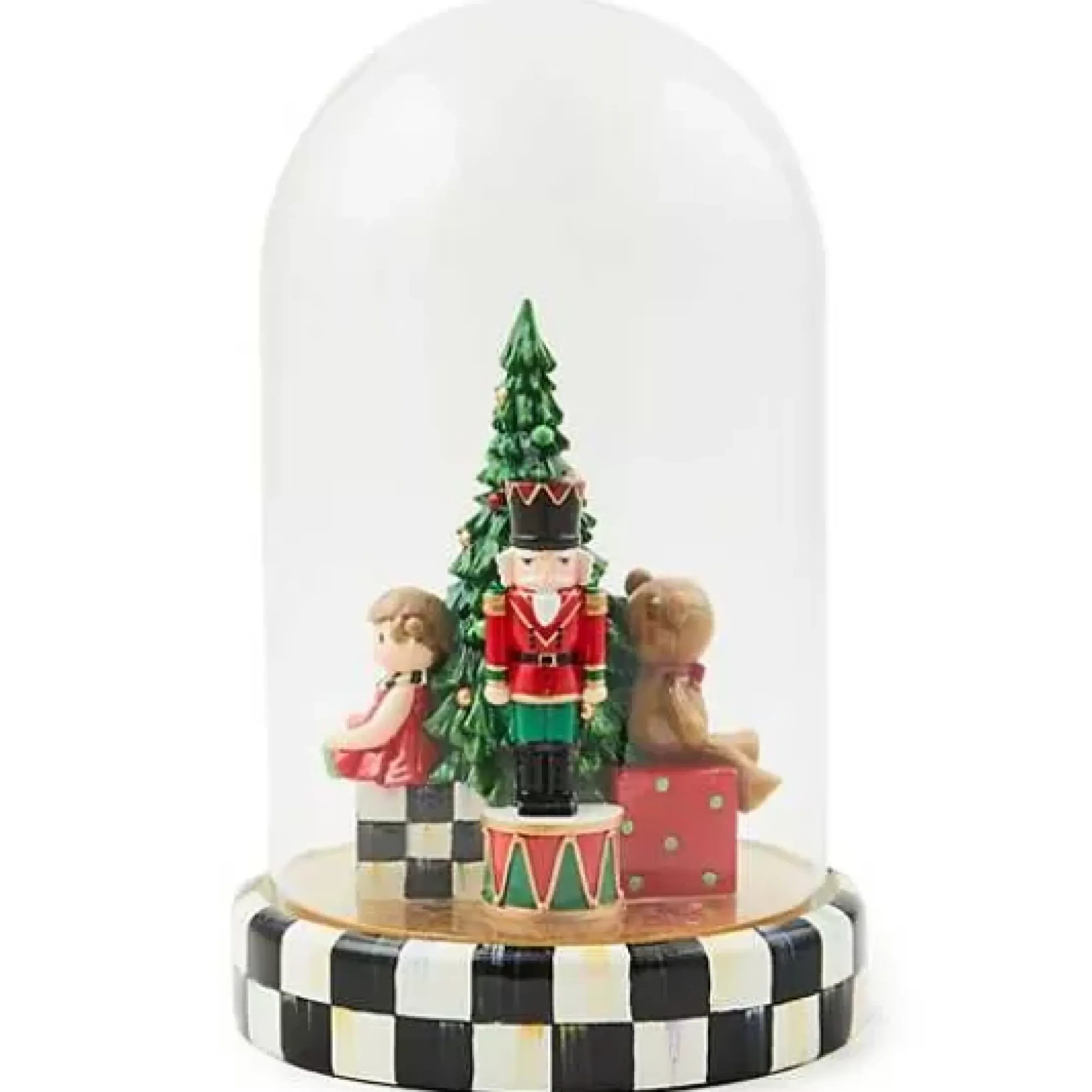 MacKenzie-Childs Classic Courtly Illuminated Nutcracker Cloche< Holiday|Room Accents