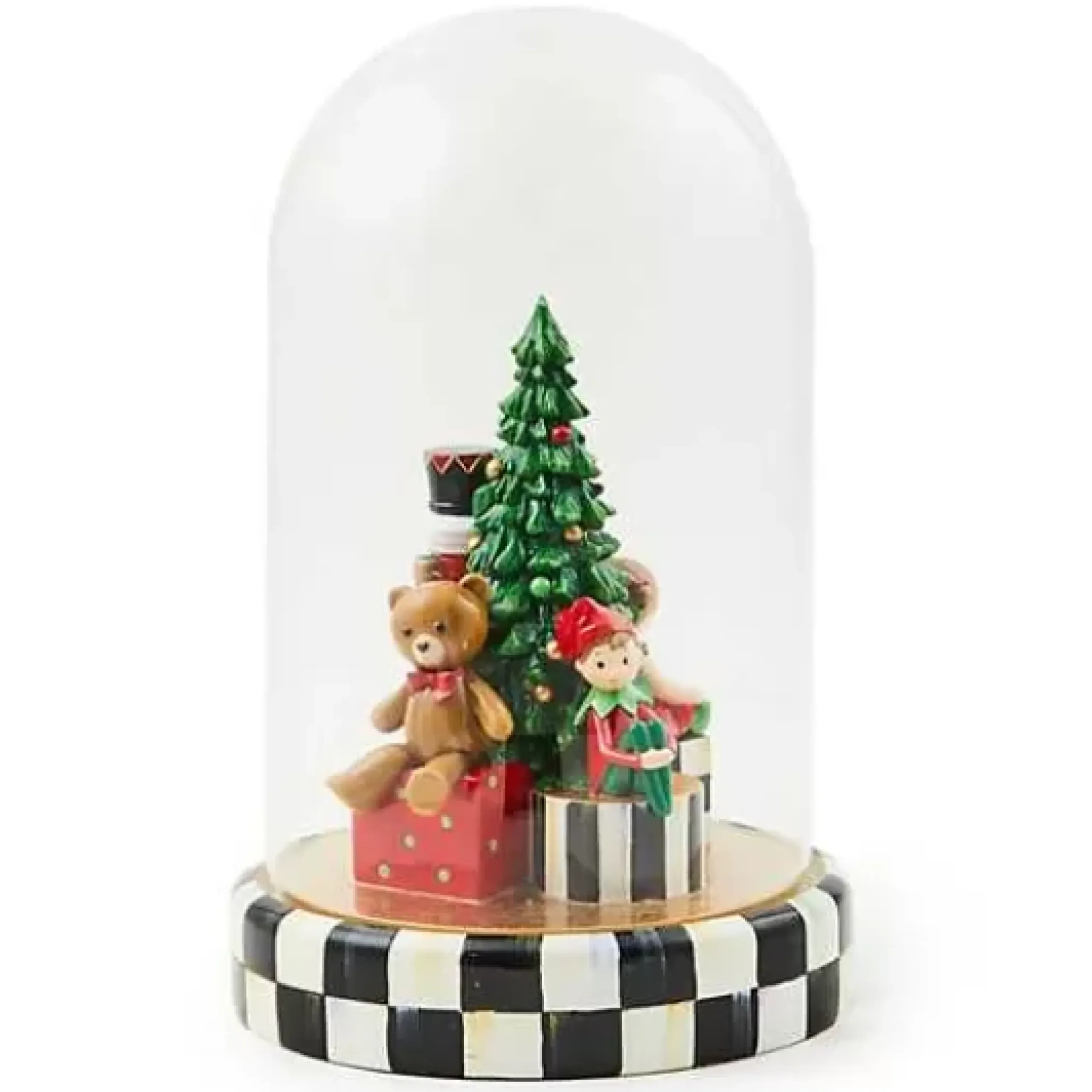 MacKenzie-Childs Classic Courtly Illuminated Nutcracker Cloche< Holiday|Room Accents