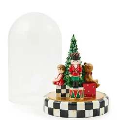 MacKenzie-Childs Classic Courtly Illuminated Nutcracker Cloche< Holiday|Room Accents