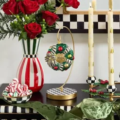 MacKenzie-Childs Classic Courtly Ornament Stand< Holiday|Room Accents
