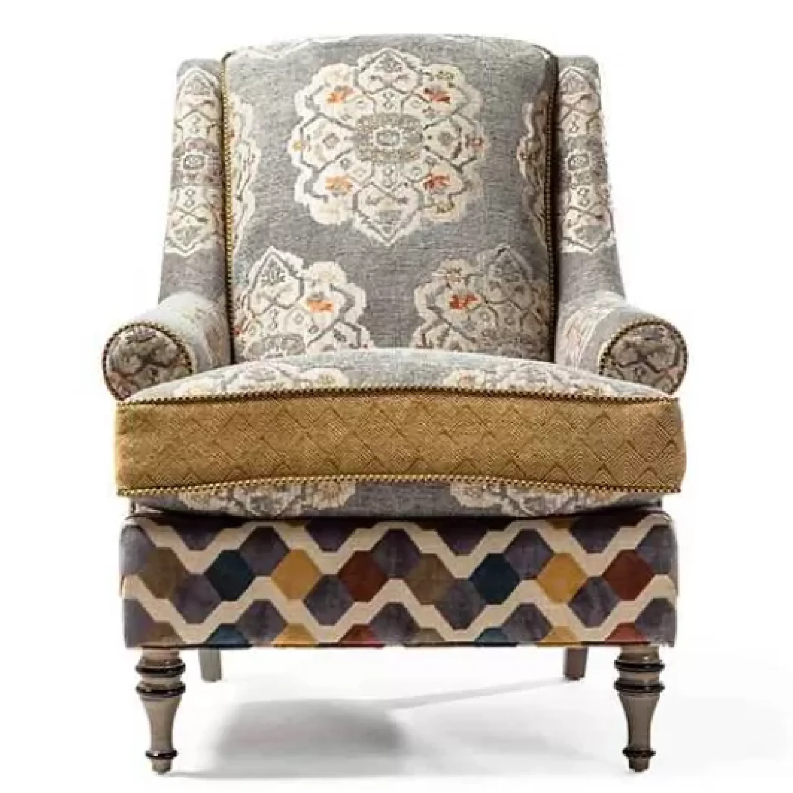 MacKenzie-Childs Cobblestone Chair< Living Room