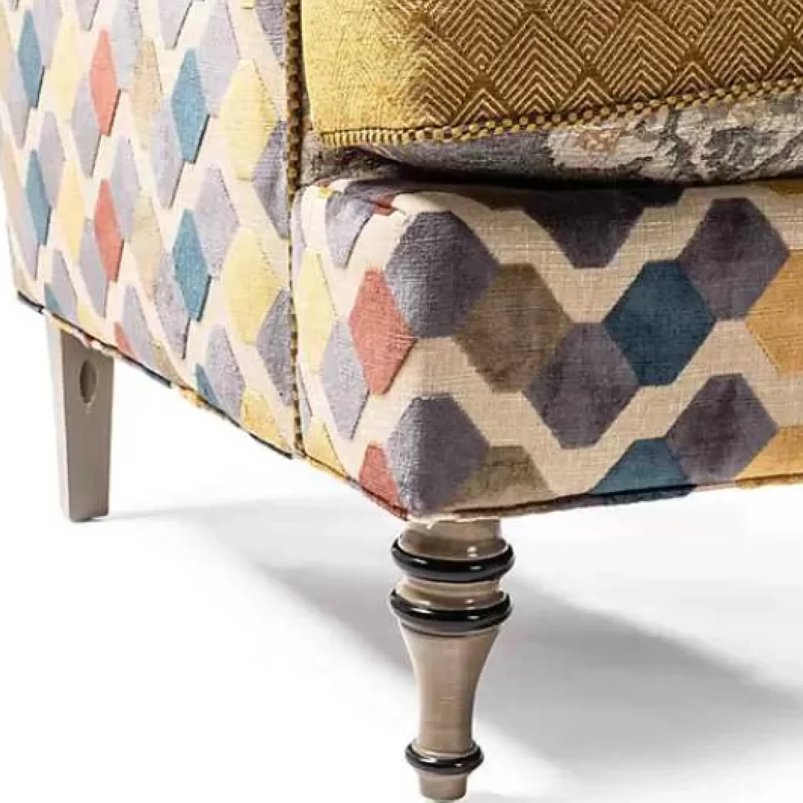 MacKenzie-Childs Cobblestone Chair< Living Room