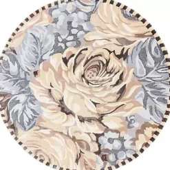 MacKenzie-Childs Coco Rose 6' Round Rug< Rugs