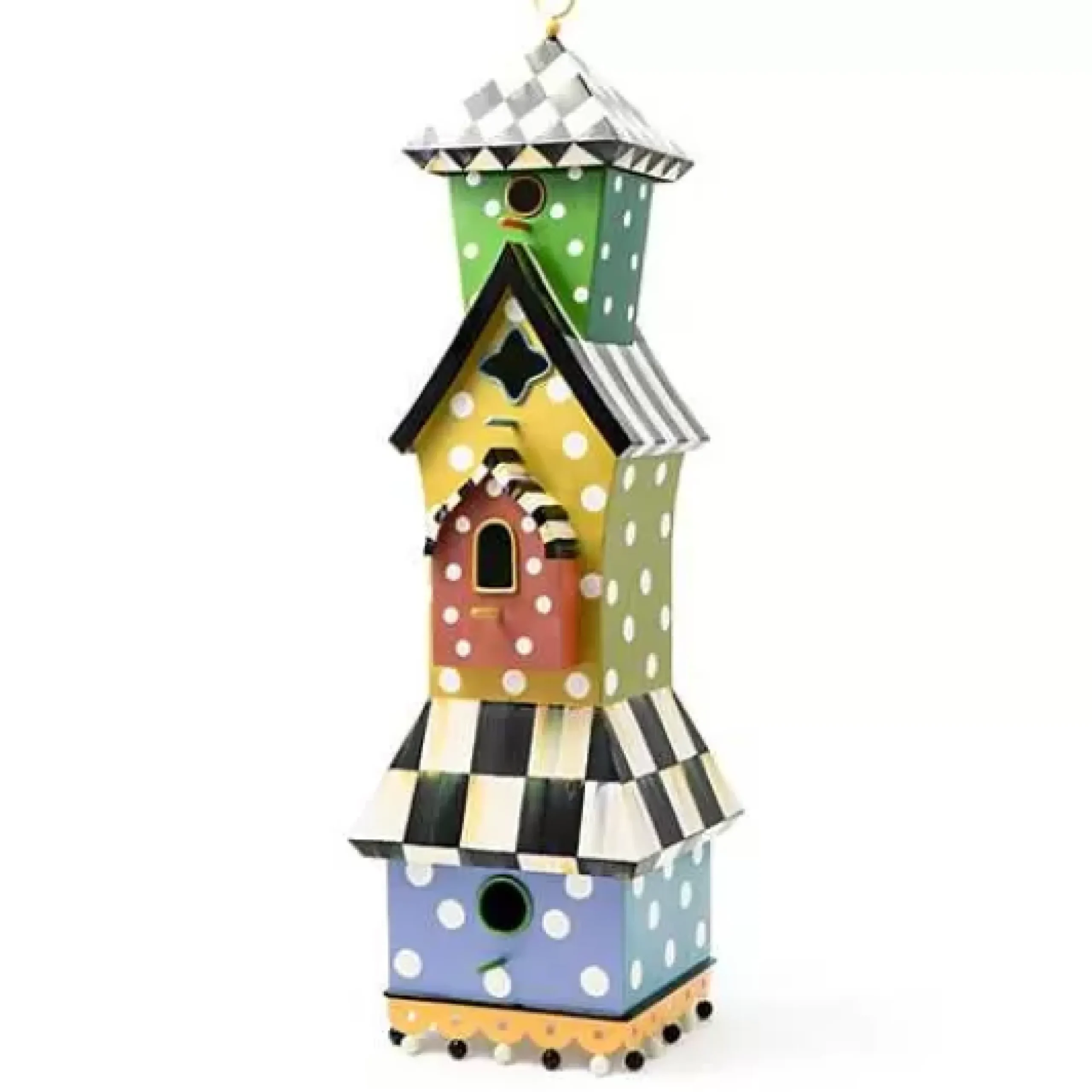 MacKenzie-Childs Condominium Birdhouse< Spring|Outdoor