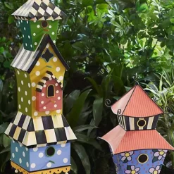 MacKenzie-Childs Condominium Birdhouse< Spring|Outdoor