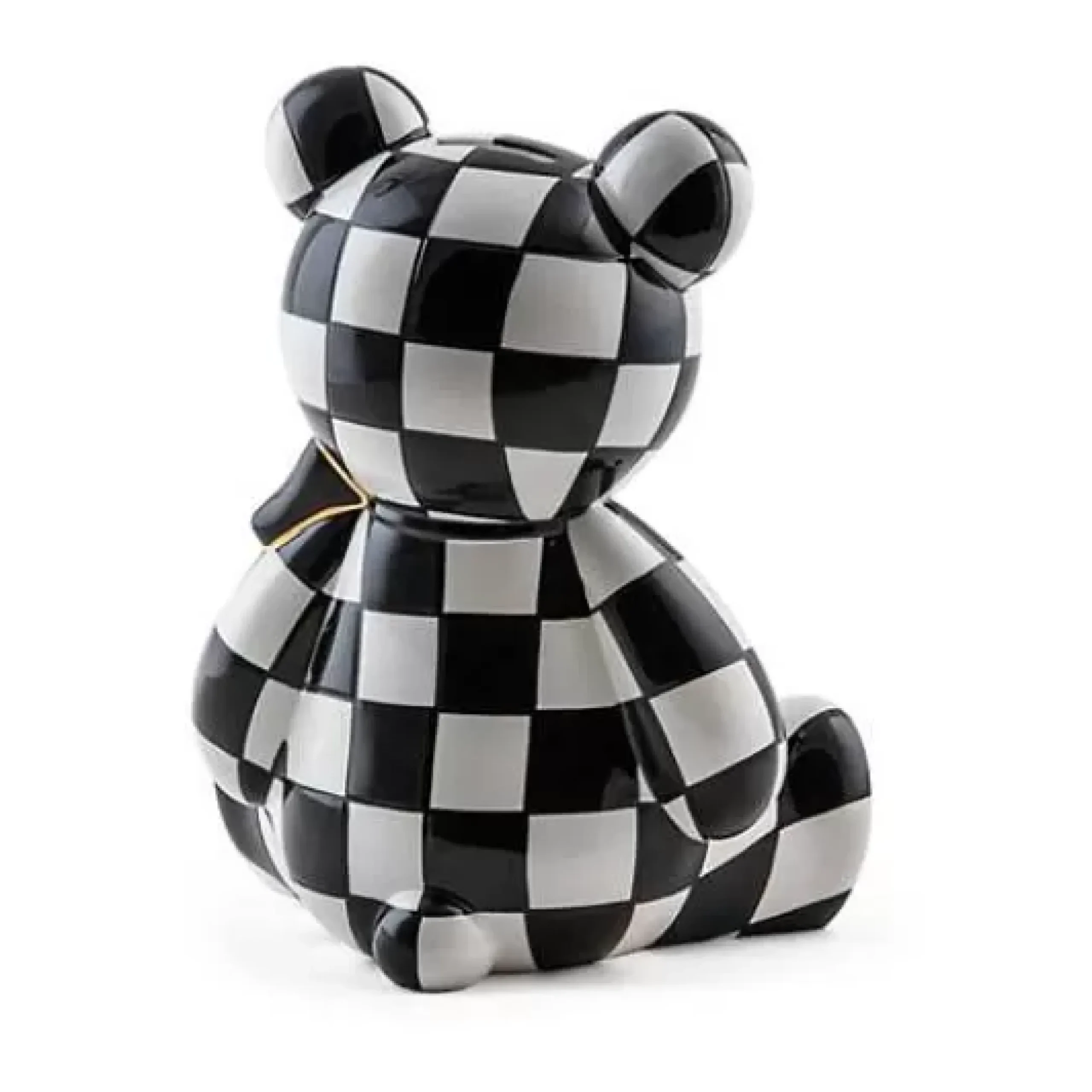 MacKenzie-Childs Courtly Bear Bank< Room Accents